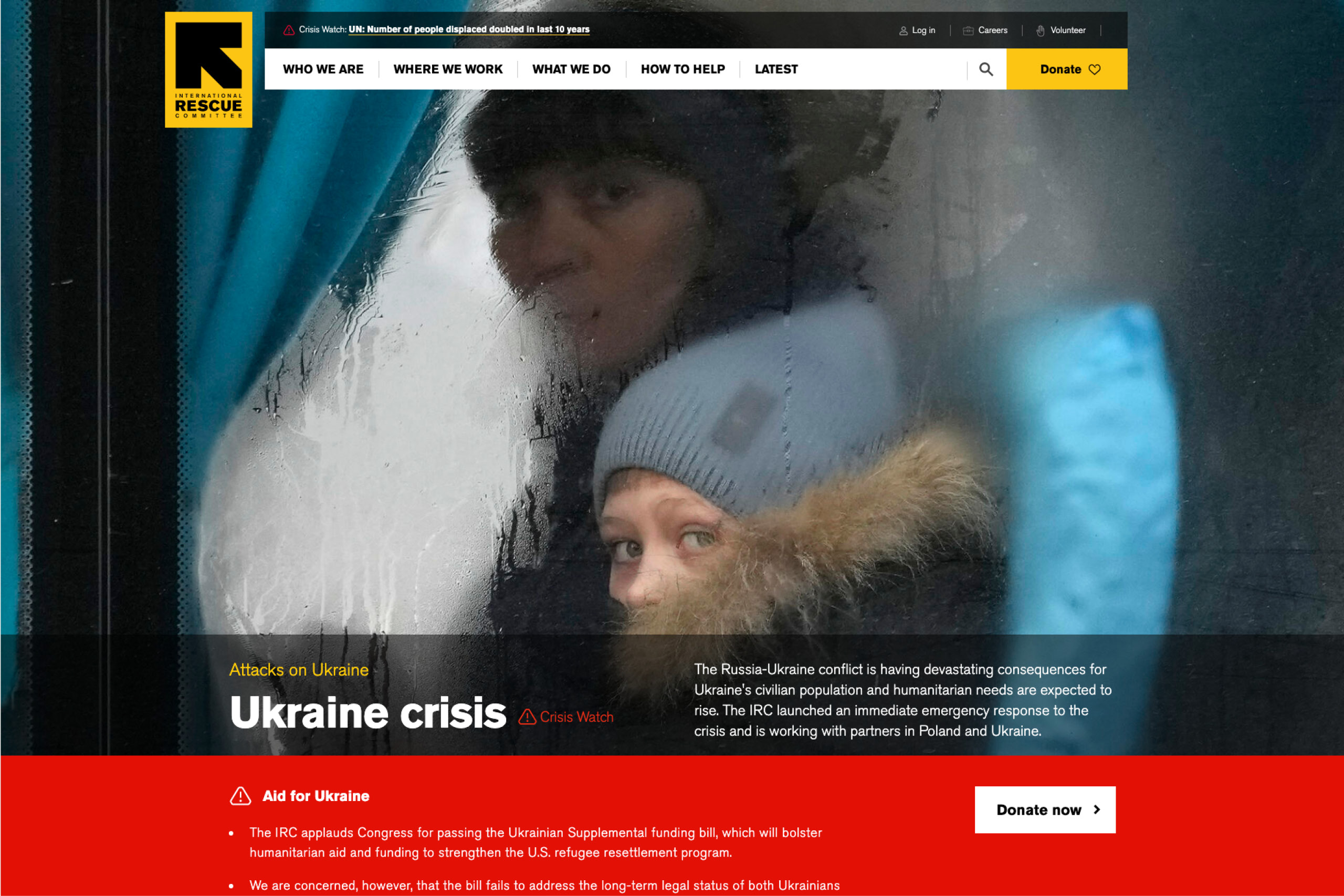 International Rescue Committee campaign system