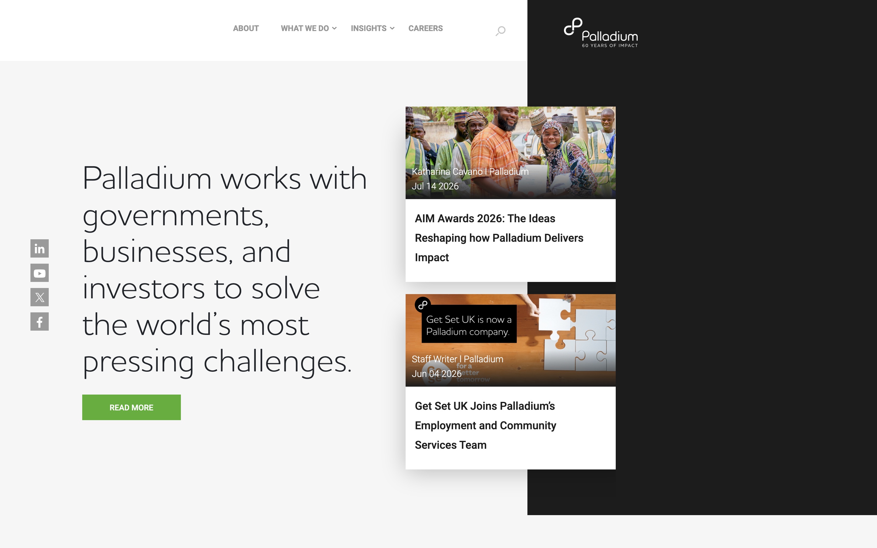 Palladium policy products and data tools